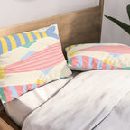  Catch of the Day - Playful Retro Sardine in fun stripes and dots Pillow Sham Gallery Image 2