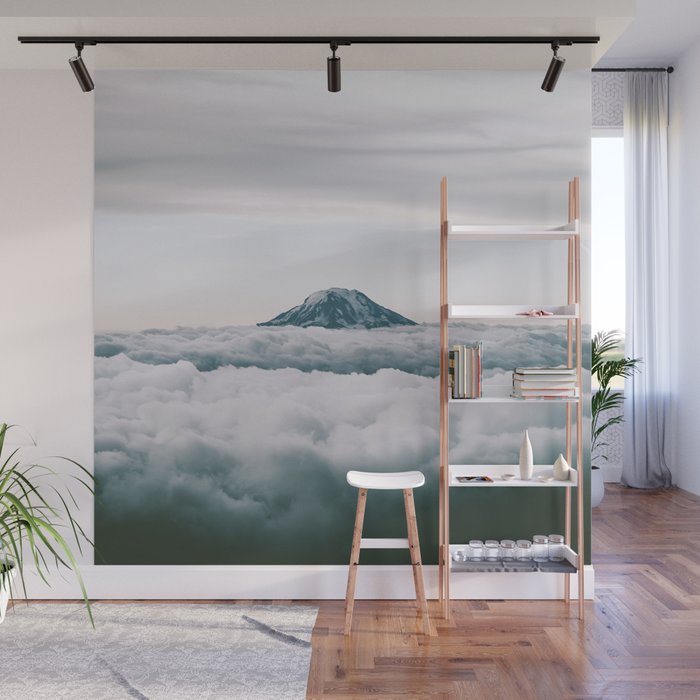 Adams Above Clouds Wall Mural Gallery Image 1