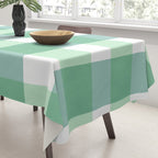 Green Gingham  Tablecloth Gallery Image 3