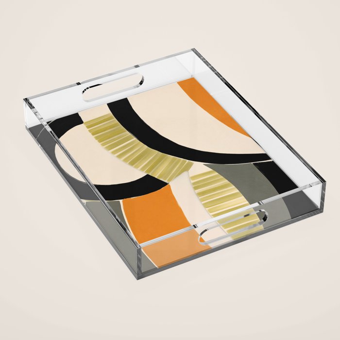 Stripes and Shapes II Acrylic Tray Gallery Image 1