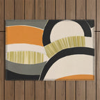 Stripes and Shapes II Outdoor Rug Gallery Image 1