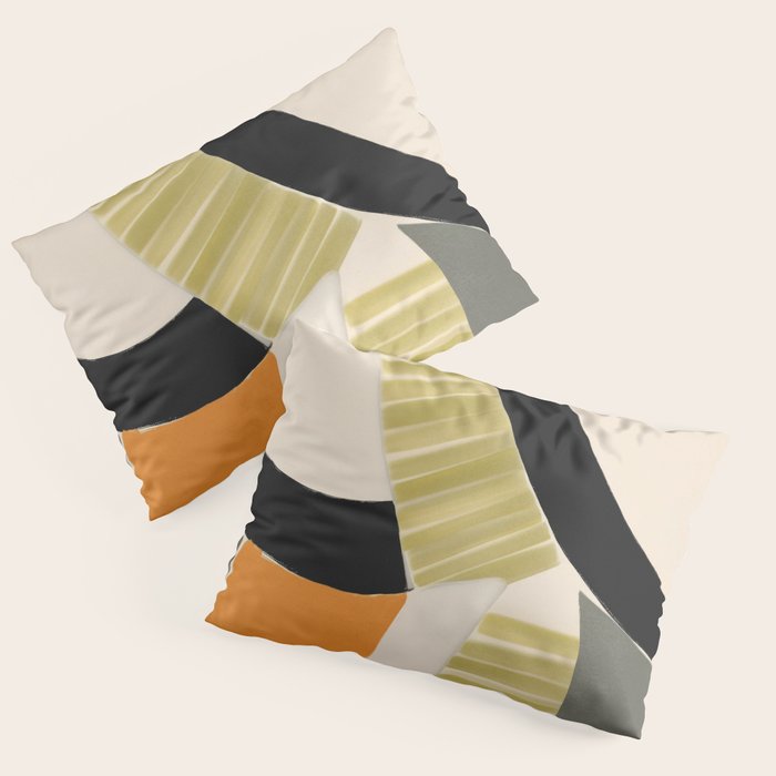 Stripes and Shapes II Pillow Sham Gallery Image 3
