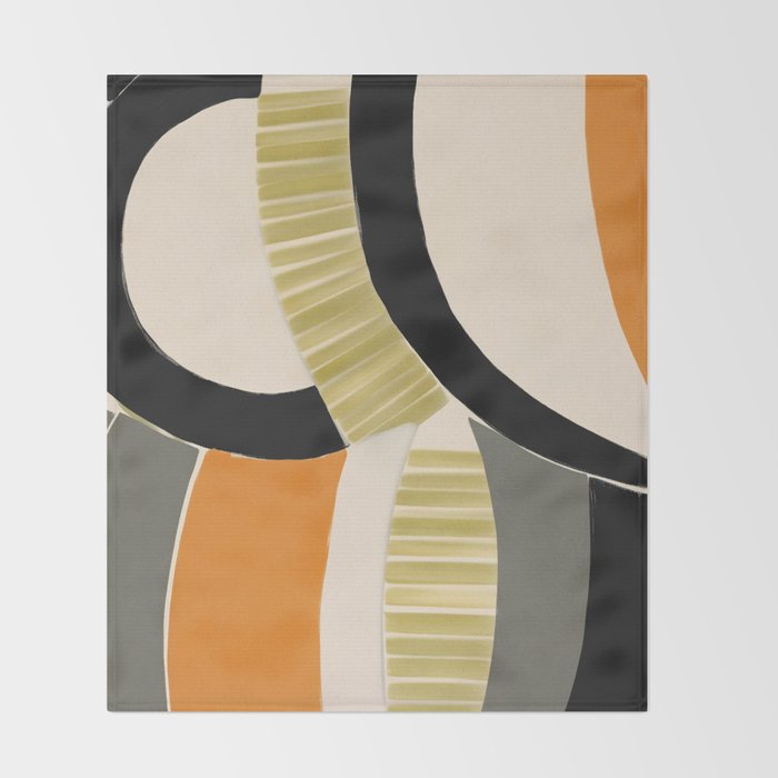 Stripes and Shapes II Throw Blanket Gallery Image 2