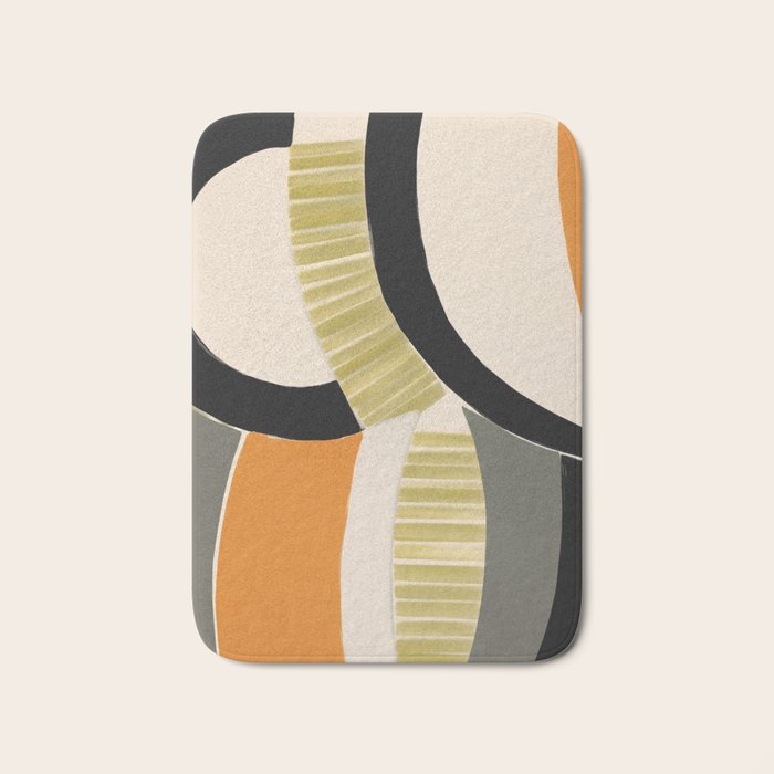 Stripes and Shapes II Bath Mat Gallery Image 1