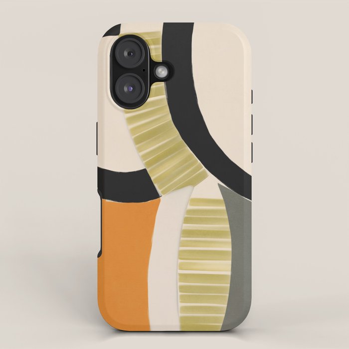 Stripes and Shapes II iPhone Case Gallery Image 1