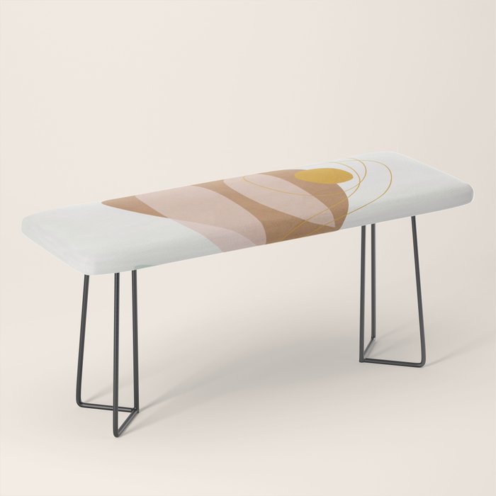 Soft Abstract Shapes 13 Bench Gallery Image 1