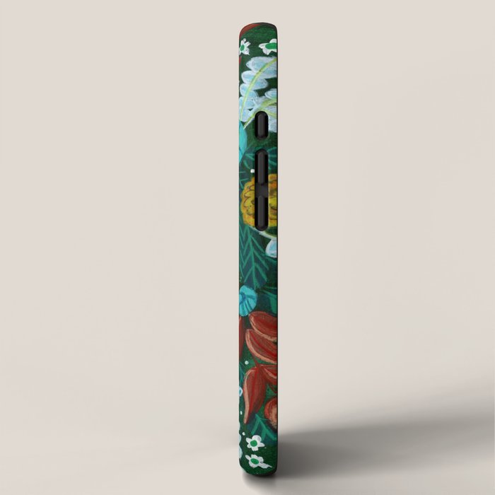 Festive Winter turtle Doves iPhone Case Gallery Image 2