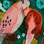 Festive Winter turtle Doves Coffee Mug Gallery Image 2