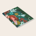 Festive Winter turtle Doves Notebook Gallery Image 2