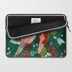Festive Winter turtle Doves Laptop Sleeve Gallery Image 2