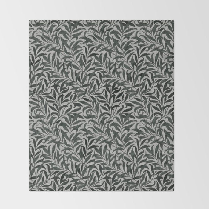 William Morris Willow Bough Throw Blanket Gallery Image 2