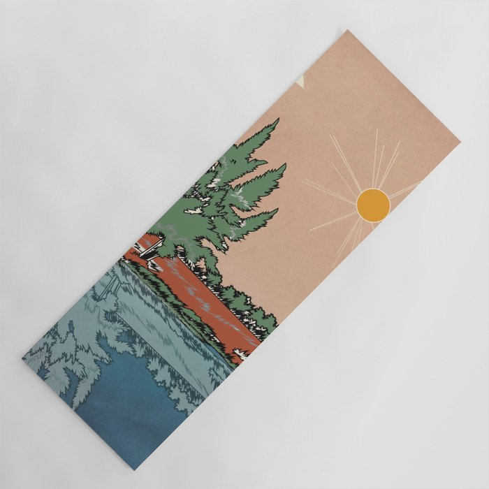Colorful Wild Landscape 2 Yoga Mat Gallery Image 1
