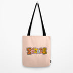 Pisces Doodle Letters Tote Bag Gallery Image 2