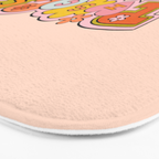 Pisces Doodle Letters Bath Mat Gallery Image 3