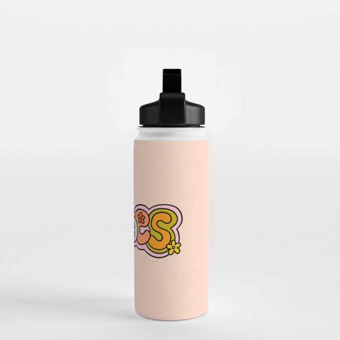 Pisces Doodle Letters Water Bottle Gallery Image 2