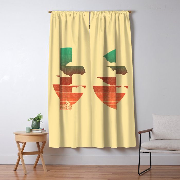 Go West (cycling edition) Window Curtain Gallery Image 1