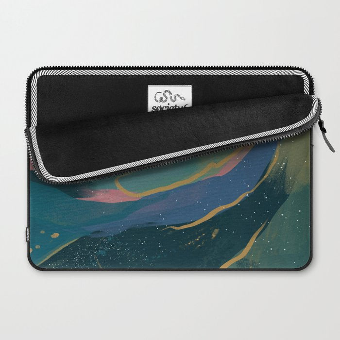 "You Are Worthy" Midnight Background Laptop Sleeve Gallery Image 2