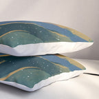"You Are Worthy" Midnight Background Pillow Sham Gallery Image 3