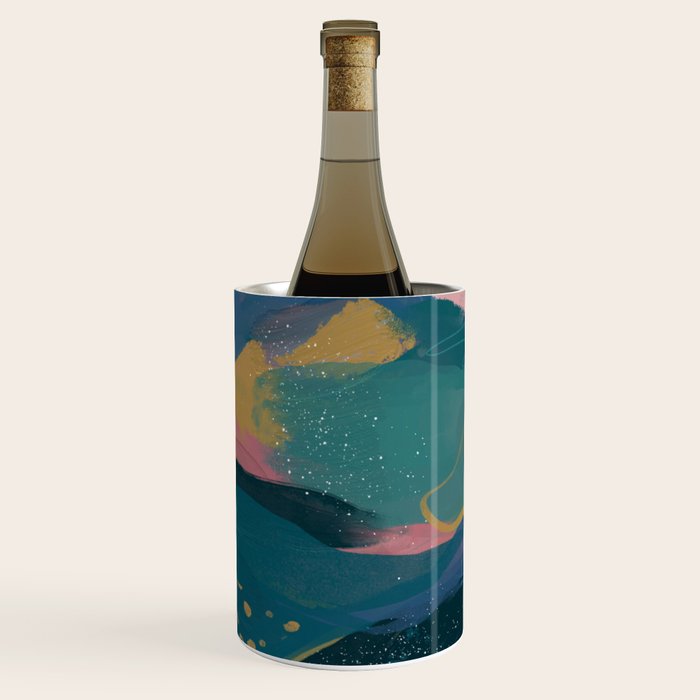 "You Are Worthy" Midnight Background Wine Chiller Gallery Image 2