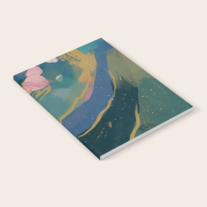 "You Are Worthy" Midnight Background Notebook Gallery Image 2