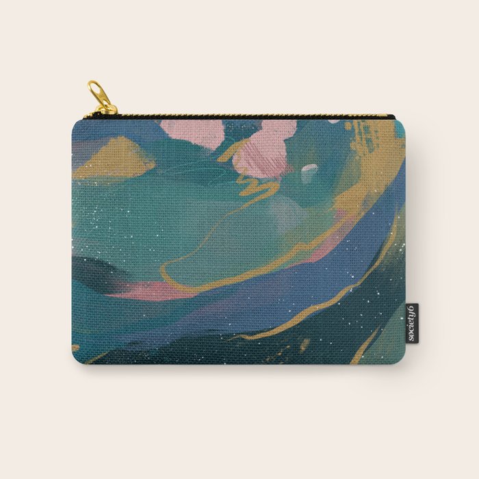 "You Are Worthy" Midnight Background Carry All Pouch Gallery Image 1