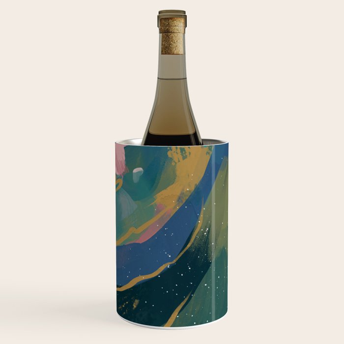 "You Are Worthy" Midnight Background Wine Chiller Gallery Image 3