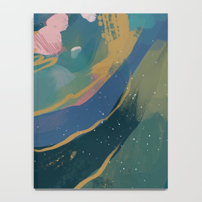 "You Are Worthy" Midnight Background Notebook Gallery Image 4