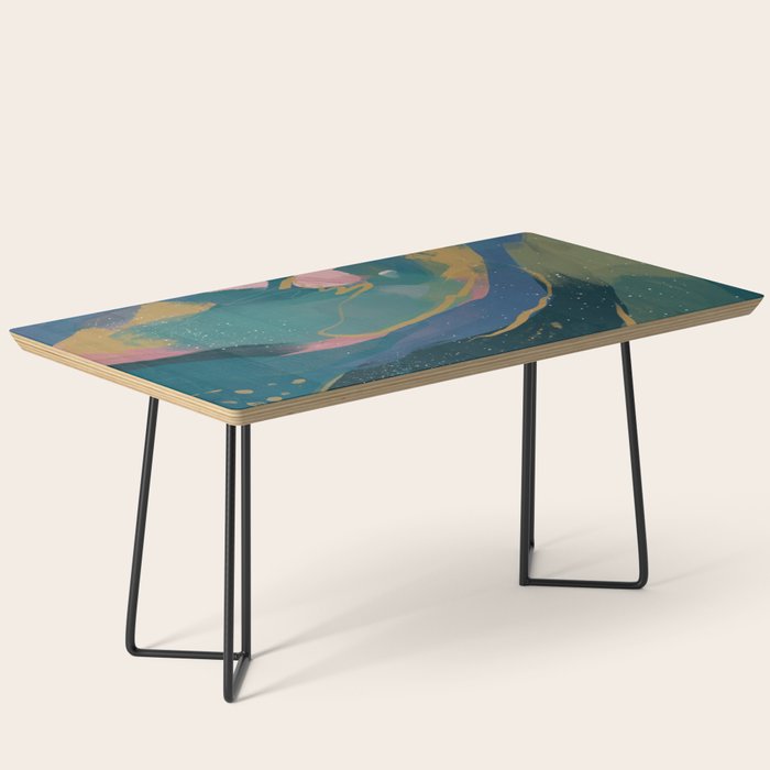 "You Are Worthy" Midnight Background Coffee Table Gallery Image 1