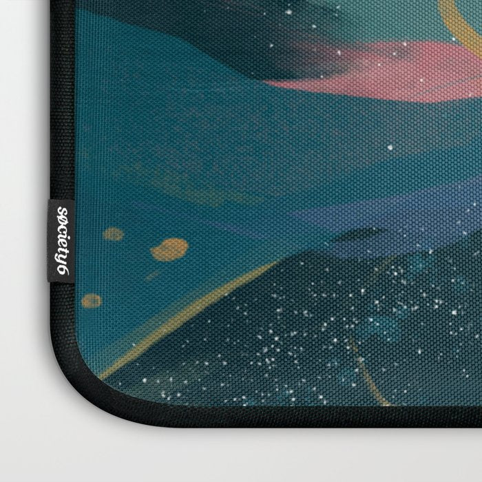 "You Are Worthy" Midnight Background Laptop Sleeve Gallery Image 3