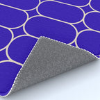 Mod Pods Pattern in Cobalt Blue and Beige Rug Gallery Image 4