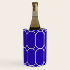 Mod Pods Pattern in Cobalt Blue and Beige Wine Chiller Gallery Image 2