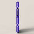 Mod Pods Pattern in Cobalt Blue and Beige iPhone Case Gallery Image 2