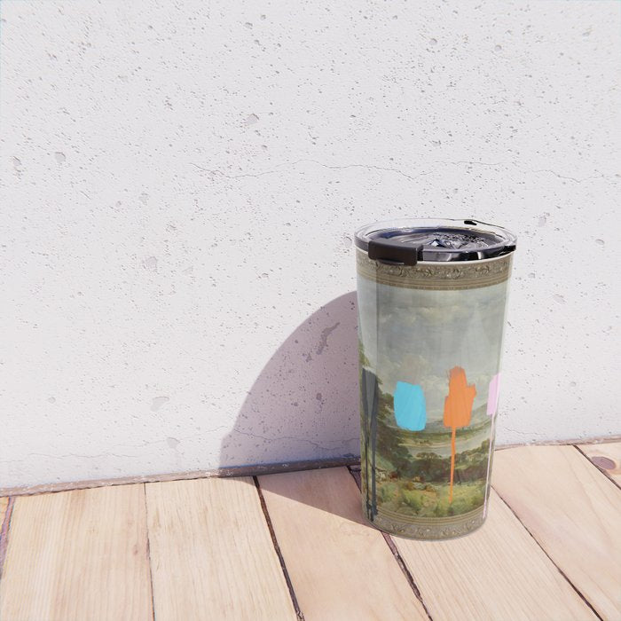 Thrift Store Landscape with a Color Test Travel Mug Gallery Image 4