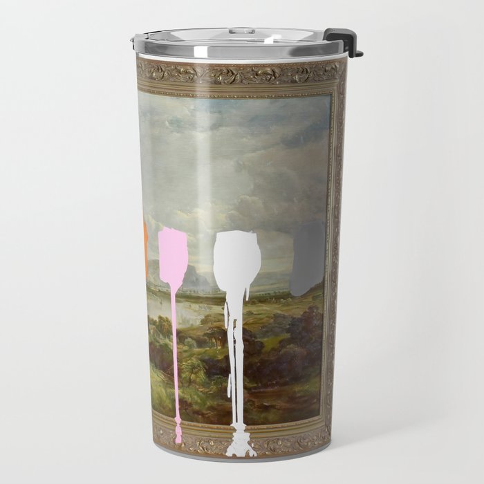 Thrift Store Landscape with a Color Test Travel Mug Gallery Image 2
