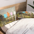 Thrift Store Landscape with a Color Test Pillow Sham Gallery Image 2