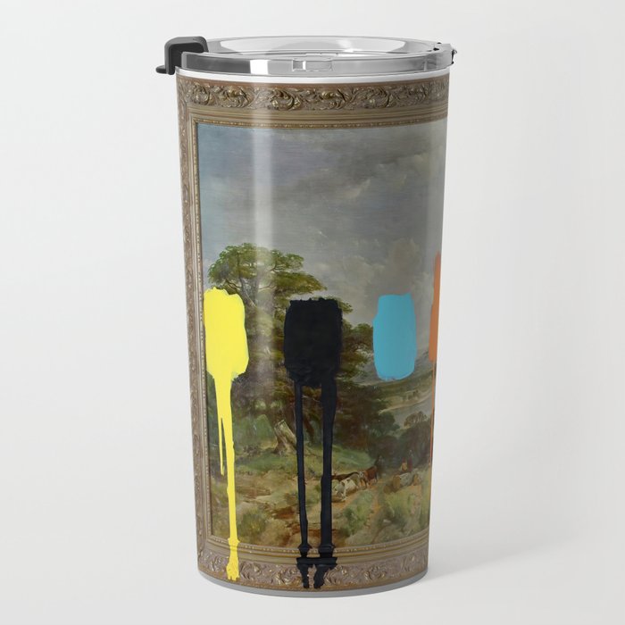 Thrift Store Landscape with a Color Test Travel Mug Gallery Image 3
