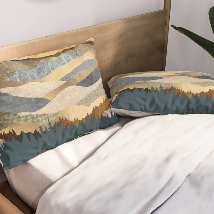 Golden Vista Pillow Sham Gallery Image 2