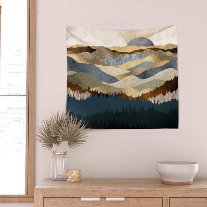 Golden Vista Wall Tapestry Gallery Image 2