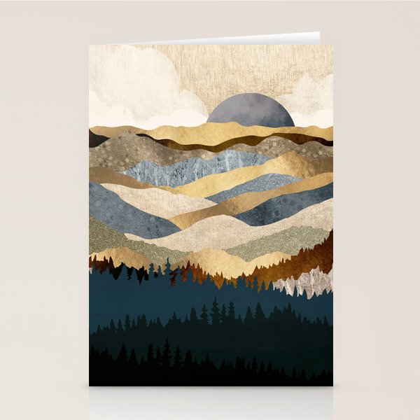Golden Vista Stationery Card Gallery Image 1