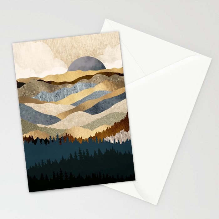 Golden Vista Stationery Card Gallery Image 2