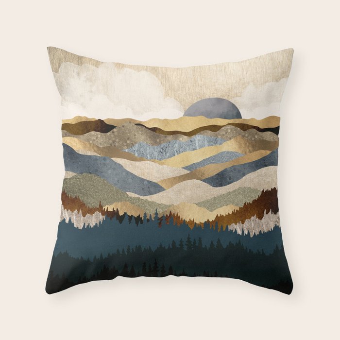 Golden Vista Throw Pillow Gallery Image 6