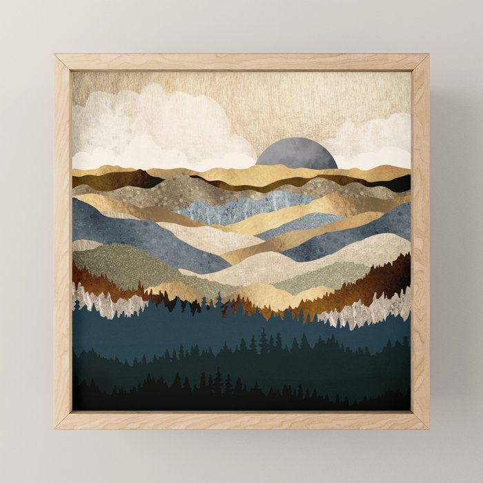 Golden Vista Mini Art Print Gallery Image 1