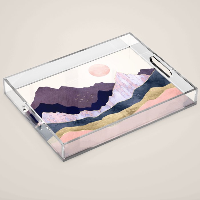 Mauve Mist Acrylic Tray Gallery Image 1