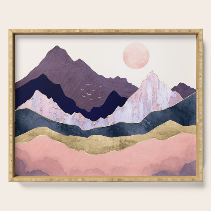 Mauve Mist Serving Tray Gallery Image 1