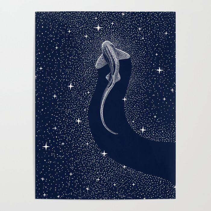 Leopard Shark in Cosmos Poster Gallery Image 4
