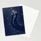 Leopard Shark in Cosmos Stationery Card Gallery Image 2