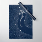 Leopard Shark in Cosmos Wrapping Paper Gallery Image 1