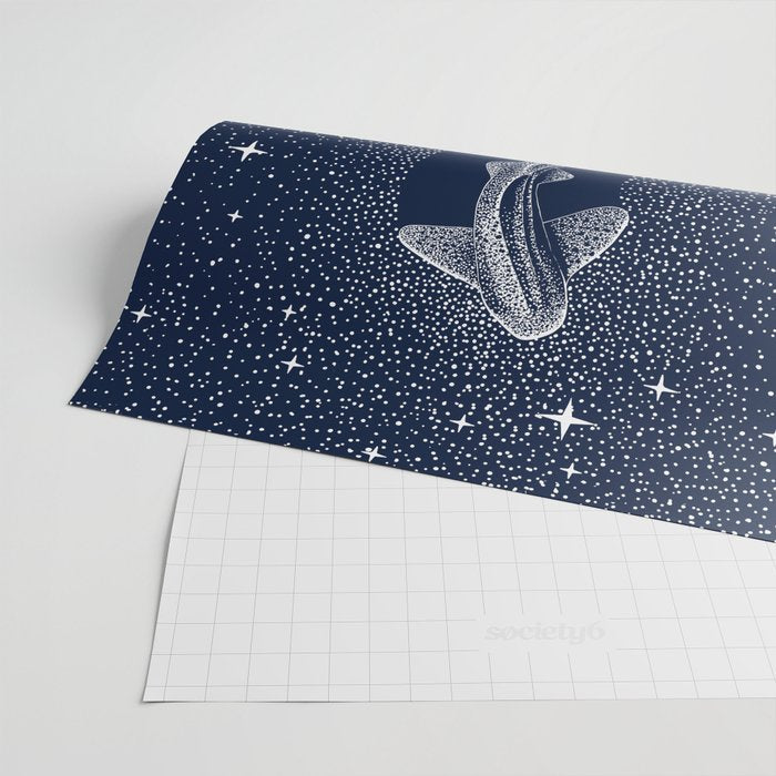 Leopard Shark in Cosmos Wrapping Paper Gallery Image 2