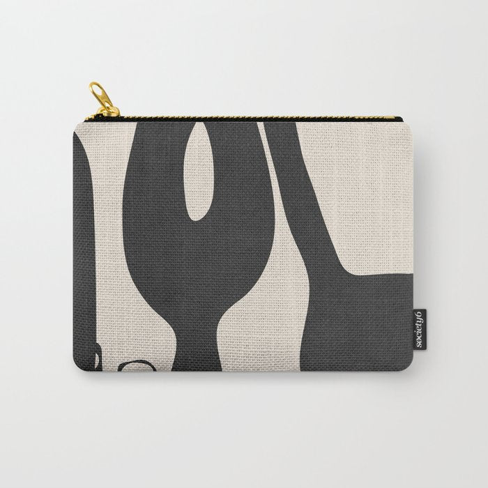 Abstract Art Minimal Vases Carry All Pouch Gallery Image 1