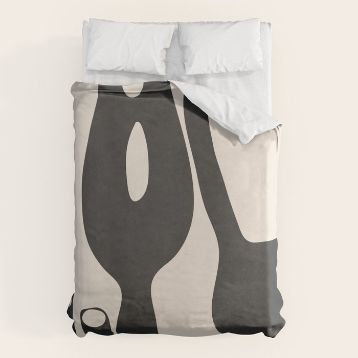 Abstract Art Minimal Vases Duvet Cover Gallery Image 6